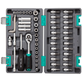 Imagem da oferta Kit Ferramentas Stels 57 Peças 14101 com Catraca