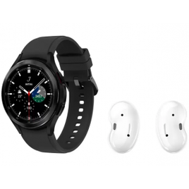 Smartwatch Samsung Galaxy Watch 4 Classic BT 46mm + Fone de Ouvido Samsung Galaxy Buds Live