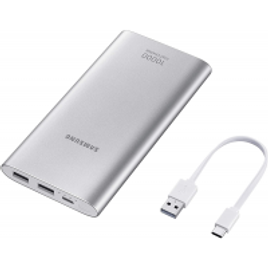 Imagem da oferta Power Bank Samsung 10.000mAh Fast Charge USB Tipo C - EB-P1100CSPGBR