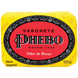 Imagem da oferta 4 Unidades Sabonete Odor de Rosas Phebo Amarelo 90 g