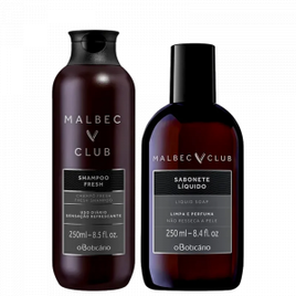 Imagem da oferta Combo Malbec Club: Shampoo Fresh 250ml + Sabonete Líquido 250ml - O Boticário