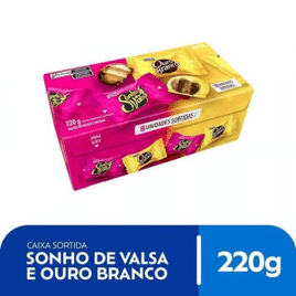 Imagem da oferta 02 Unidades Caixa de Bombons Sonho de Valsa e Ouro Branco Sortidos 220g