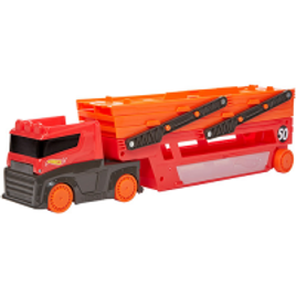 Imagem da oferta Hot Wheels Caminhão Mega Red Hauler 50th Ghr48 - Mattel