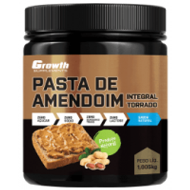 Imagem da oferta Pasta de Amendoim Integral Torrado 1kg - Growth Supplements