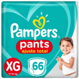 Fralda Pampers Pants Ajuste Total XG 66 Unidades