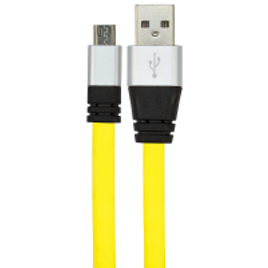 Imagem da oferta Cabo Micro USB Flat Celular de Silicone Carregador e Dados