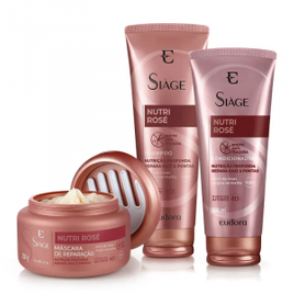 Imagem da oferta Kit Siàge Nutri Rosé Shampoo + Condicionador + Máscara -Eudora
