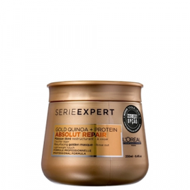 Imagem da oferta Máscara L'Oréal Professionnel Serie Expert Absolut Repair Gold Quinoa + Protein Golden Capilar 250ml