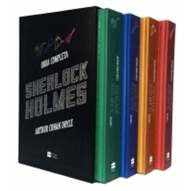 Imagem da oferta Box Livro Sherlock Holmes - 4 Volumes Capa dura