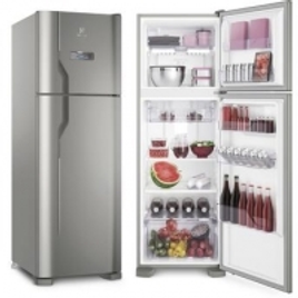 Imagem da oferta Refrigerador Electrolux Inox Frost Free DFX41 371 Litros 2 Portas