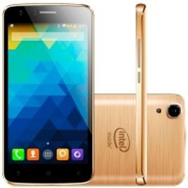 Smartphone Qbex X-Gold 16GB Tela 5" - Dourado