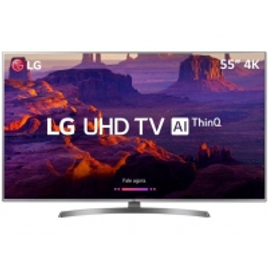 Imagem da oferta Smart TV LED UHD 4K 55” LG 55UK6540 4 HDMI 2 USB Wi-Fi HDR ThinQ