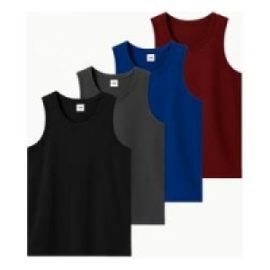 Kit 4 Regata Masculina Básica Academia Dry Fit Slim Verão