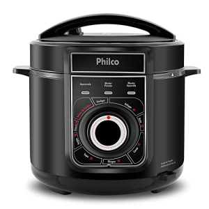 Philco Panela de Pressao Multifuncional Inox PPP02PI 127V Preto 5 Litros