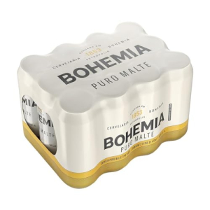 Cerveja Bohemia Puro Malte Lata 473ml Pack com 12 unidades