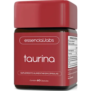Taurina 1000mg Por Dose - Fórmula Exclusiva Com Máxima Concentração E Absorção - 60 Cápsulas
