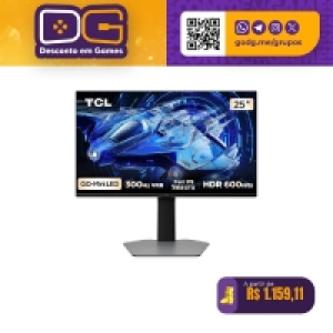 Monitor Gamer TCL 25" QD-Mini LED 300Hz 1ms 25G64
