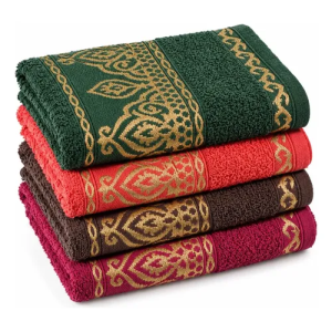 Kit 4 Toalha Rosto Algodão 330gm2 Luxo Laune Haus Cores Sortidas