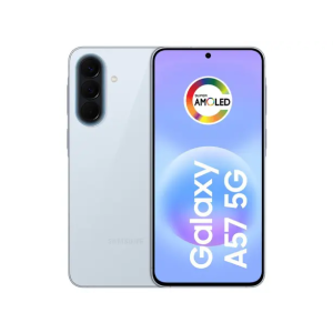Celular Samsung Galaxy A57 128GB 5G 8GB RAM Azul Claro 67" Câm Tripla + Selfie 12MP