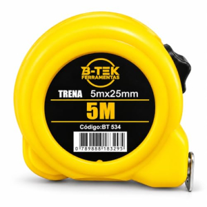 Trena Métrica 5m B-TEK com Trava BT 534