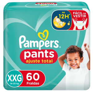 Fralda Pampers Pants Ajuste Total XXG 60 unidades