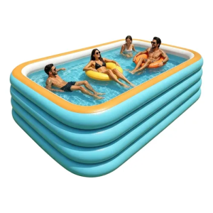 Piscina Inflável Retangular 3000l Resistente