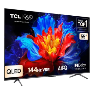 Smart TV TCL 55 Polegadas QLED 4K P8K WiFi Bluetooth Google TV 144Hz HDR10+ Dolby Atmos Vision 55P8K