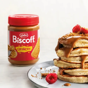 Pasta de Biscoito Crocante Caramelizado Lotus Biscoff 380g Vegana