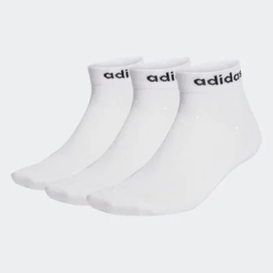 Meia Adidas Finas Linear Ankle 3 Pares