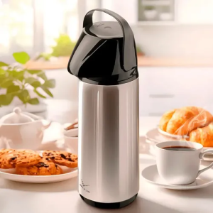 Garrafa Térmica Invicta Air Pot Slim 100100020105 Prateado 1,8l Inox