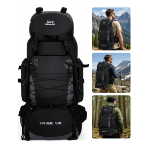 Mochila Cargueira Tática Grande 90l Impermeável Reforçada