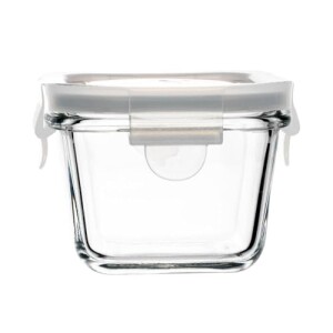 LYOR - Pote Hermético com Tampa Quadrado 150ml Vidro