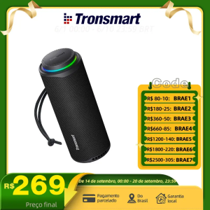 Caixa de Som Tronsmart T8 40W com Graves IPX7