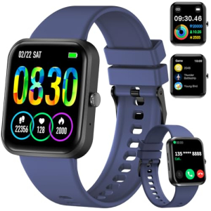 Smartwatch PEJE HXW06 com Chamadas, Pulseira Extra e 123+ Modos Esportivos