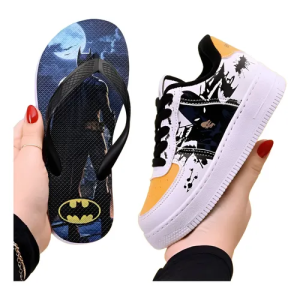 Tenis E Chinelo Dedo Batman Infantil Meninos