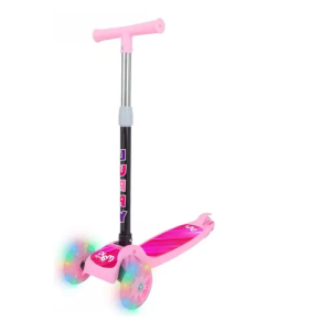 Patinete Infantil 3 Rodas Led Dobrável Luppy Azul Maxi Toys