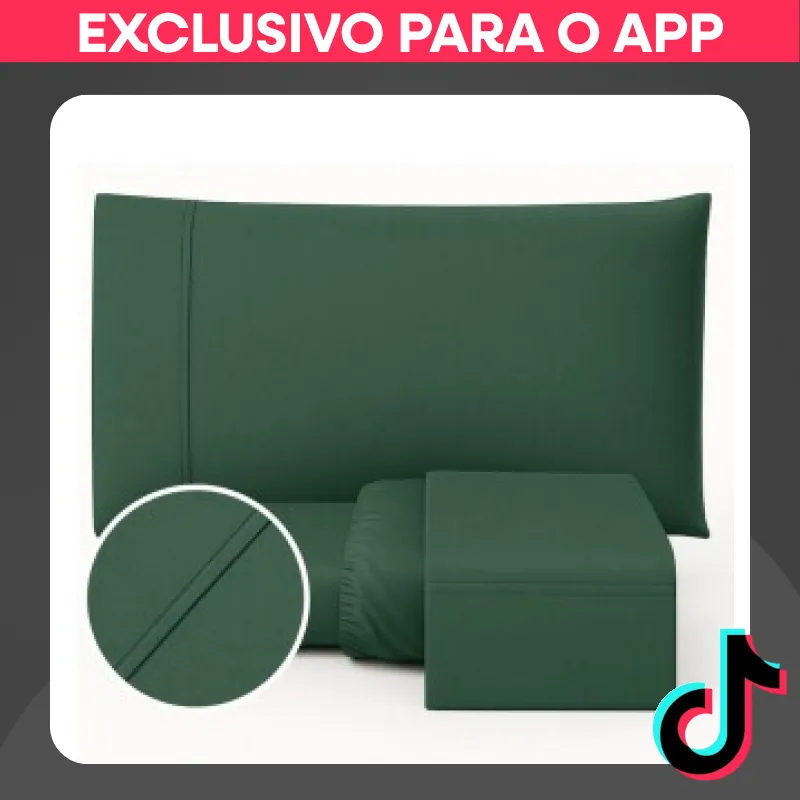 Jogo De Lençol 400 Fios Micropercal Extra