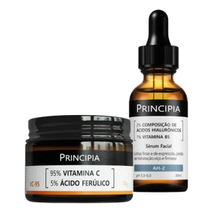 Principia Kit Vitamina C-95 + Ácidos Hialurônicos Todo Tipo De Pele