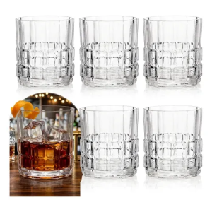 Jogo 6 Copos Baixo Whisky Dover 230ml Cristal Wolff