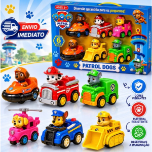 Kit 369 Carrinho Patrulha Canina Brinquedo Coleção Fricção