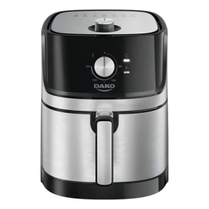 Fritadeira Air fryer Dako 5 Litros Pretoinox com Painel Digital e Potência de 1700W