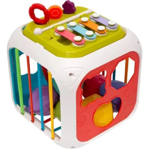 Cubo De Atividade Educativo 7 em 1 Brinquedo Sensorial