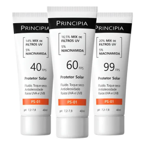 Principia Kit Trio Protetor Solar Facial Fps 40 60 99