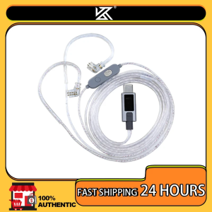 KZ-M2 Cabo de atualização banhado a prata com microfone duplo tipo C3,5 mm para EDX Pro X AS16 Pro PRX Zenith