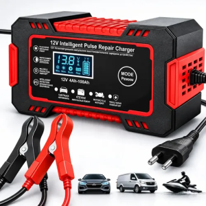 Carregador de Bateria Automotiva Portátil 12V 6A
