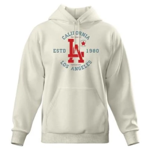 Moletom Modelo Canguru Com Capuz Algodão Masculino e Feminino Los Angeles