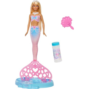 Boneca Barbie Sereia Que Cria Bolhas De Verdade