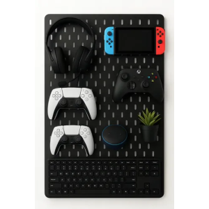 Pegboard Premium Setup Gamer Home Office Preto Top Full Roncato Store