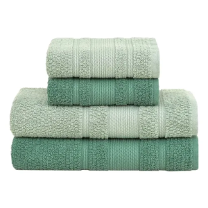 Jogo com 4 Toalhas Buddemeyer Bella Extra Soft Verde