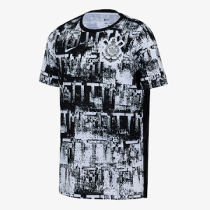Camiseta Corinthians Nike 2026 Pré-Jogo Infantil
